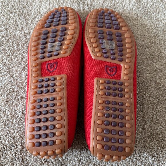 Rothy's The Driver Red Slip-On Loafers - Picture 2 of 6